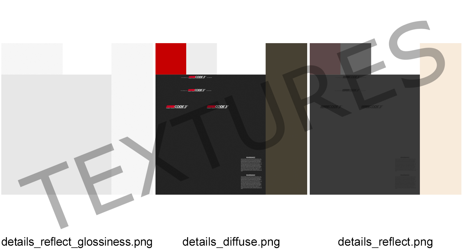 Police Lightning Bar Code 3 mx7000 3D model