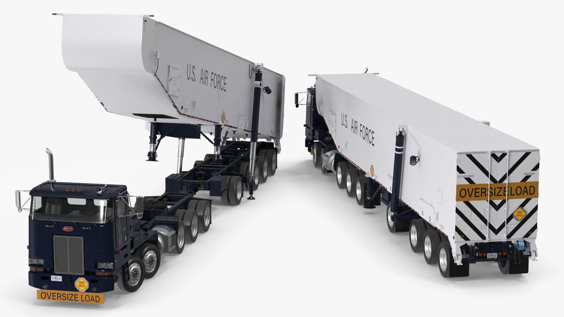 3D Minuteman Transporter Erector Loader Rigged model
