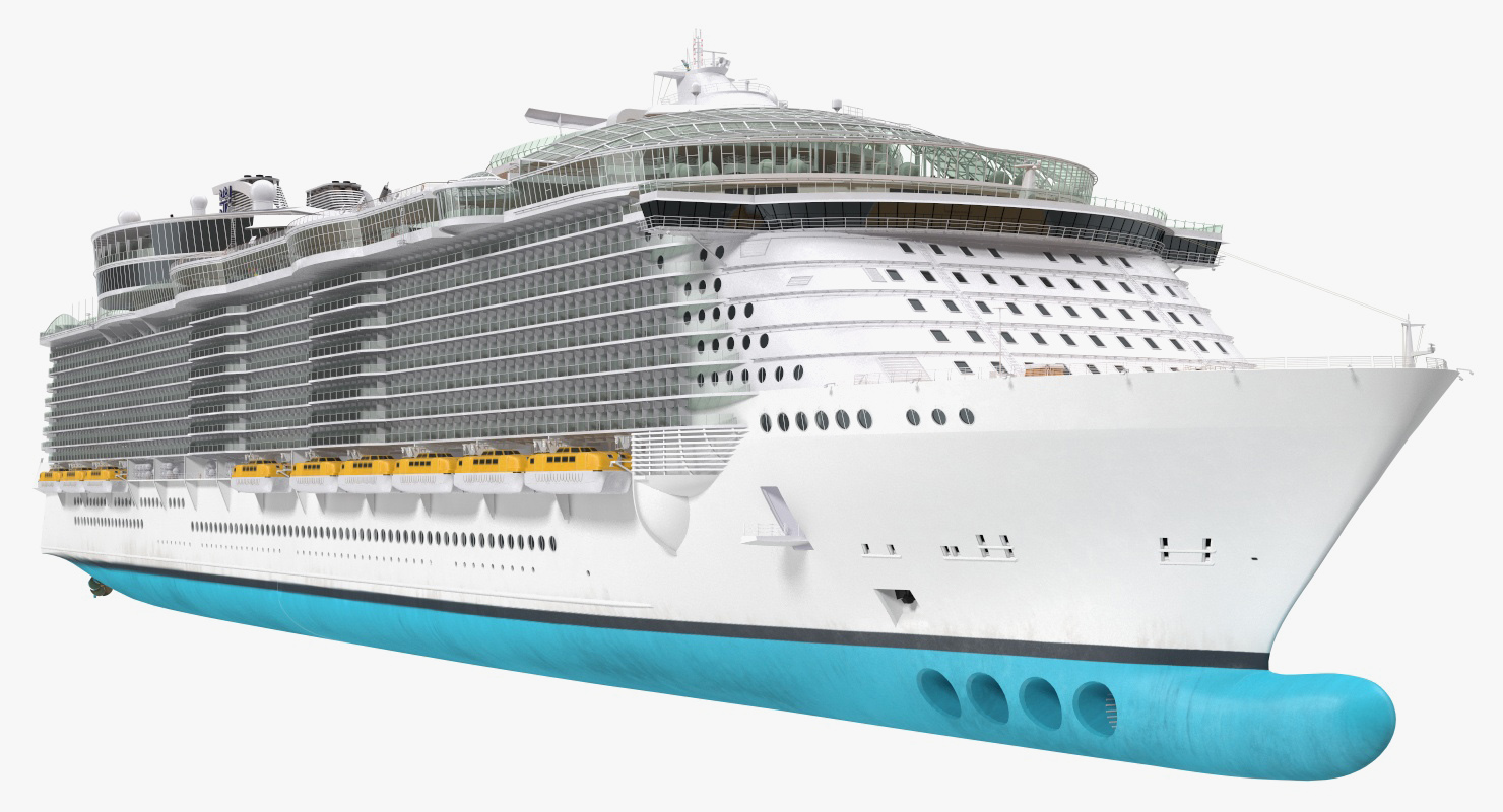 Passenger Cruise Ship Generic 3D model