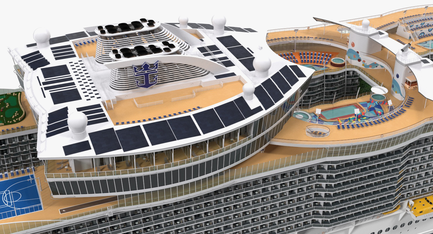 Passenger Cruise Ship Generic 3D model