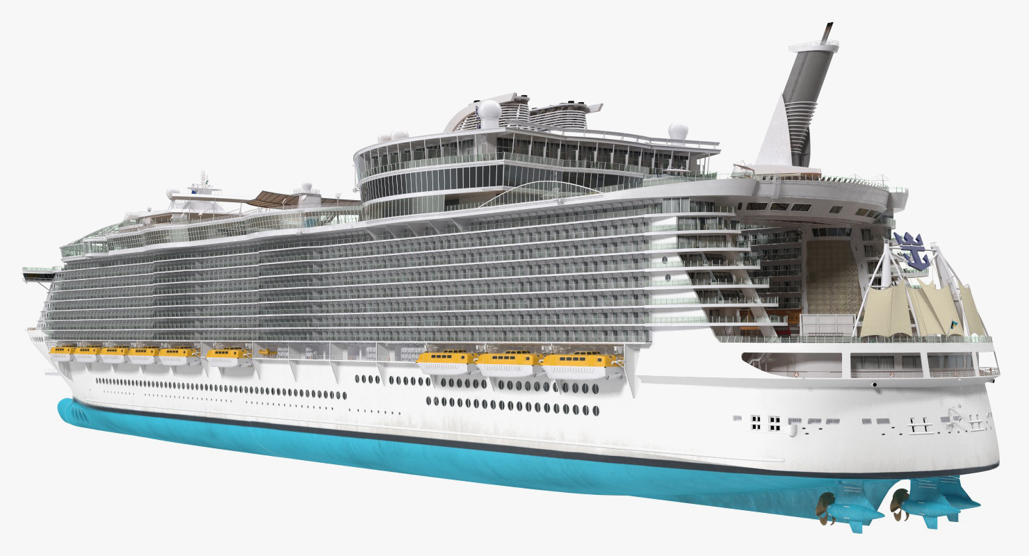 Passenger Cruise Ship Generic 3D model