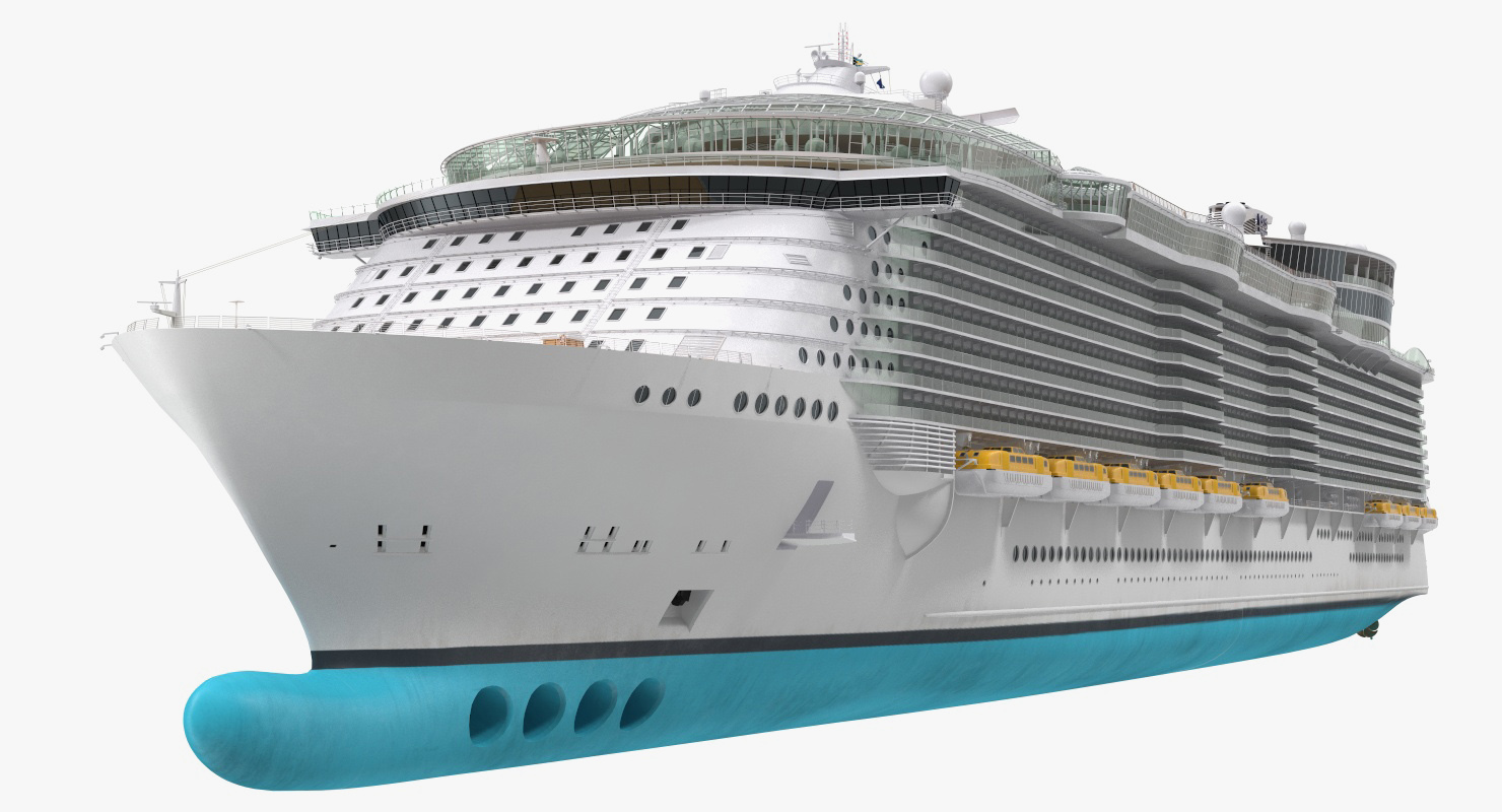 Passenger Cruise Ship Generic 3D model