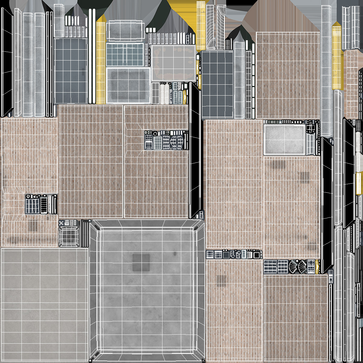 3D Rooftop Entrance