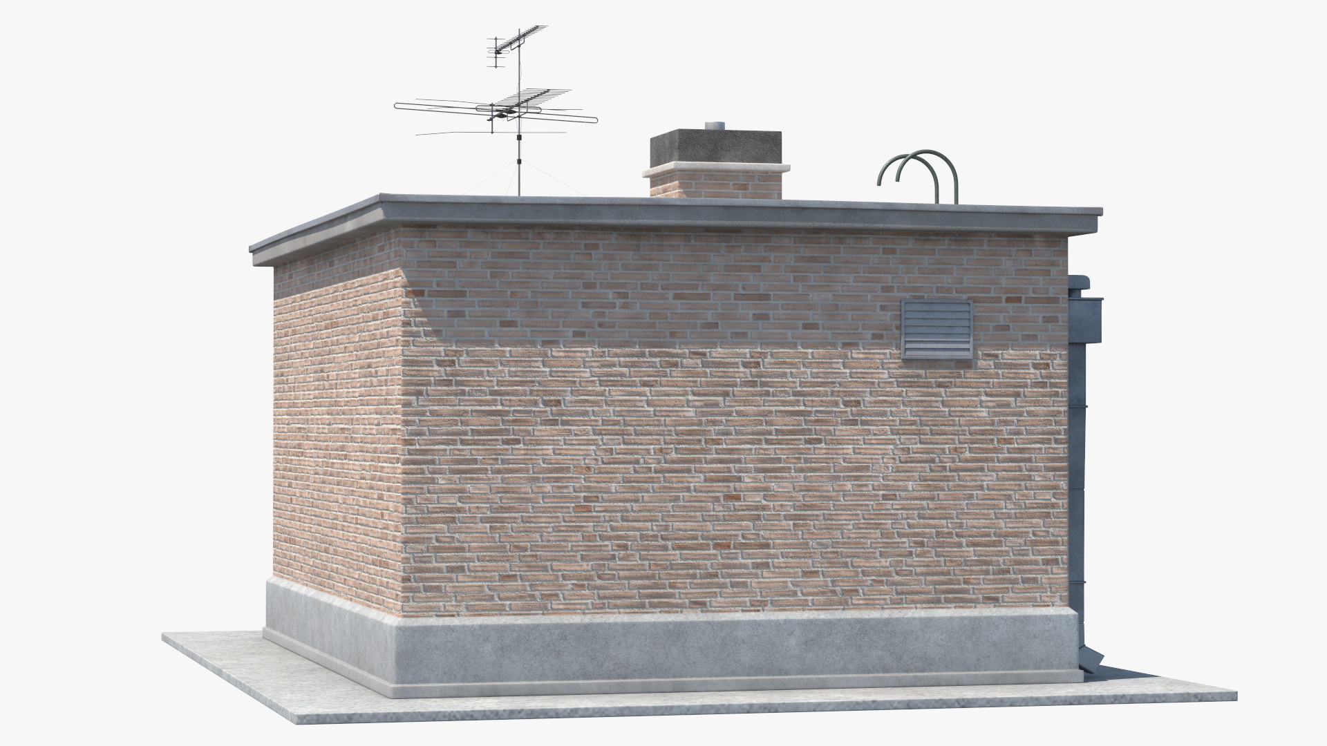 3D Rooftop Entrance