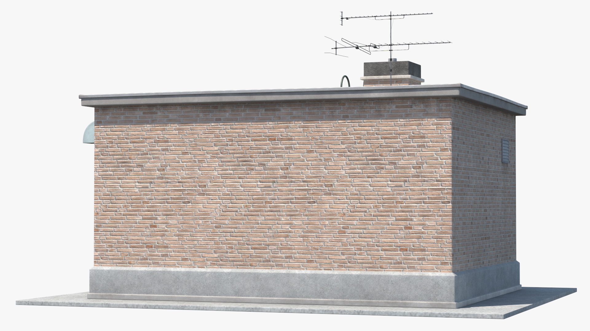3D Rooftop Entrance