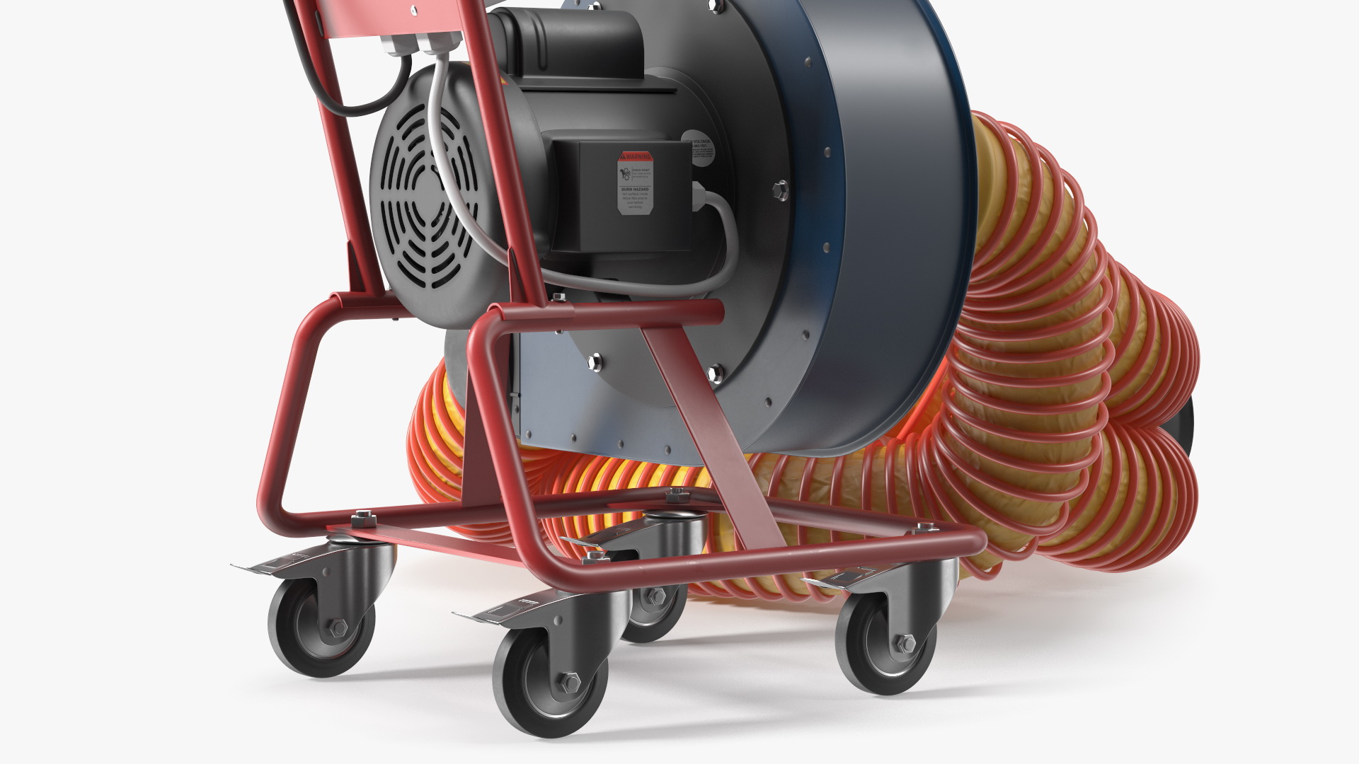 3D Car Exhaust Extractor Rigged model