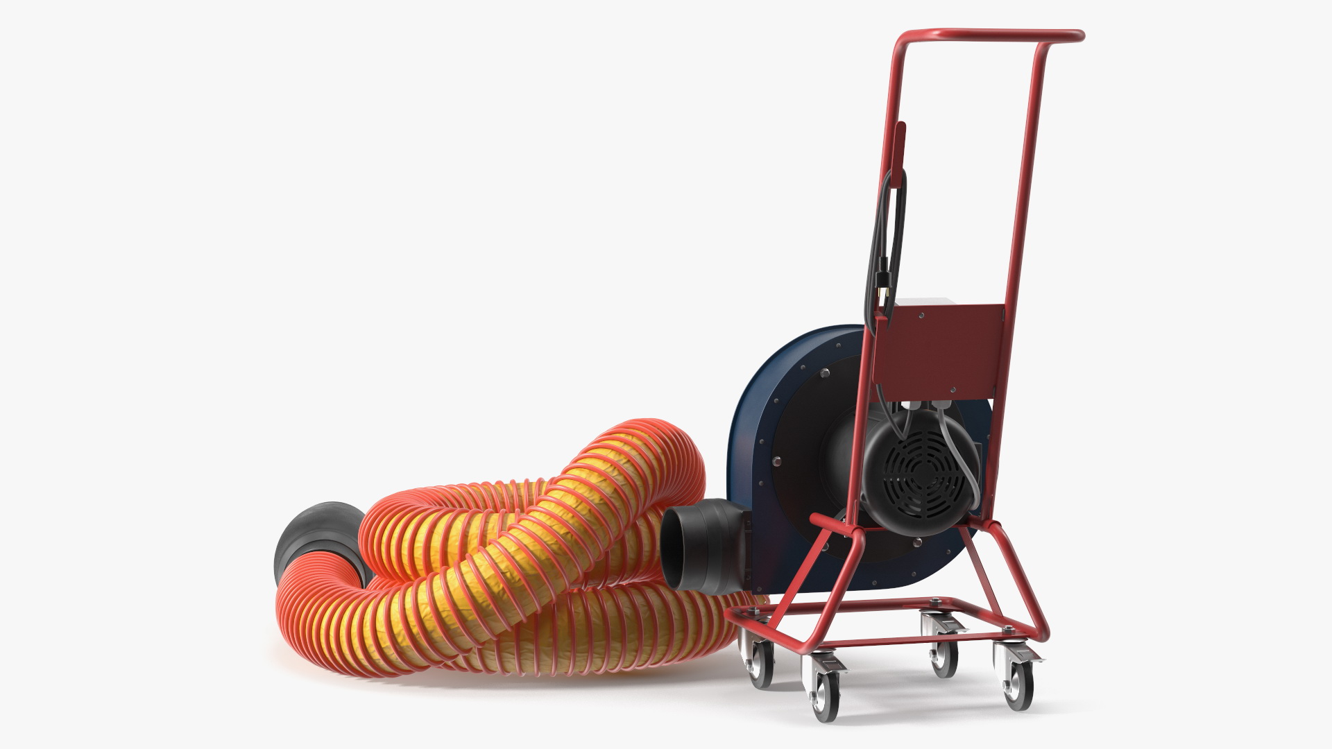 3D Car Exhaust Extractor Rigged model