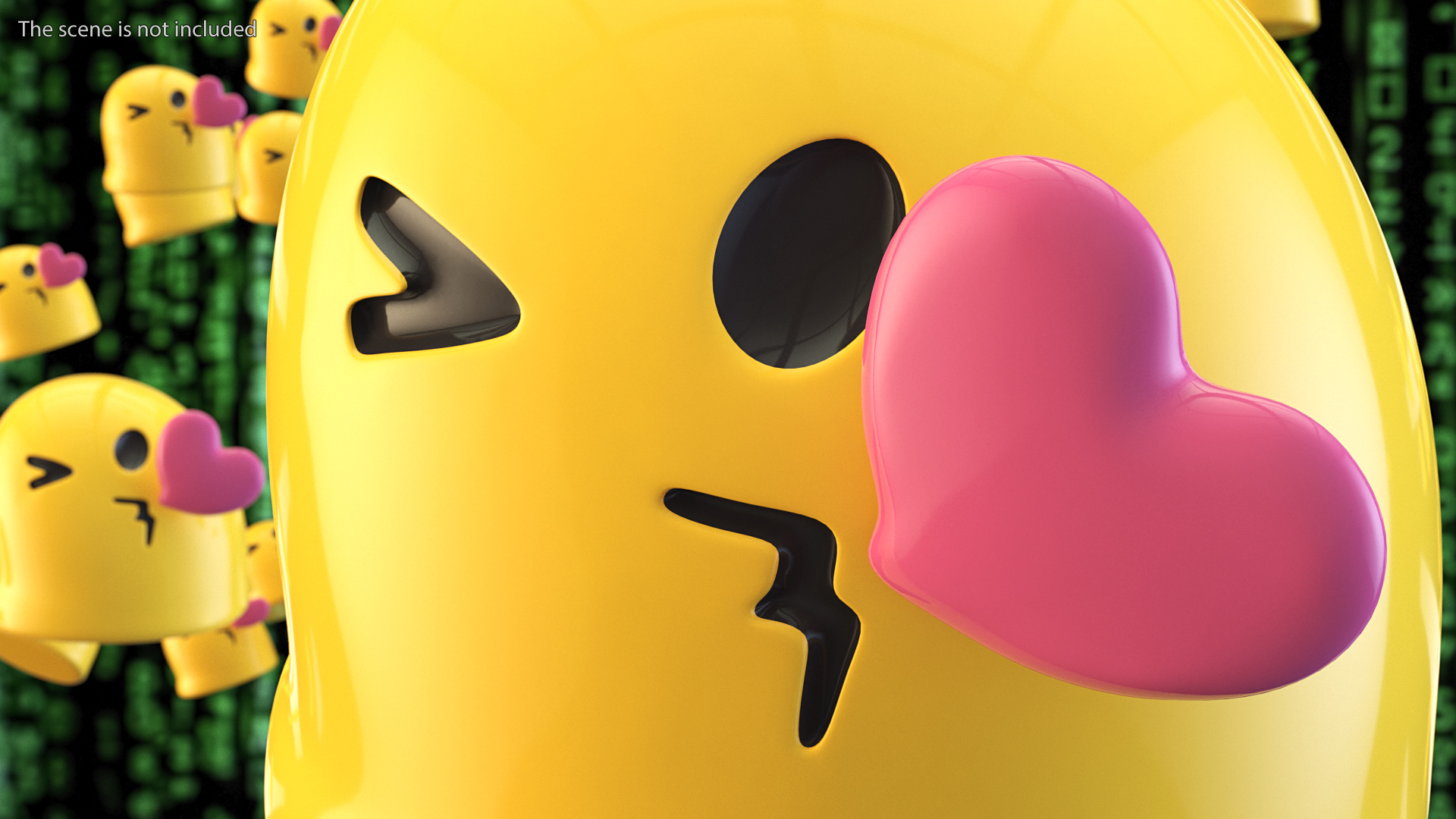 3D Blowing Kiss Android Emoji