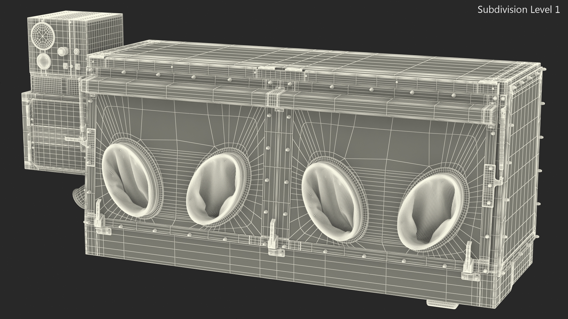 Aseptic Sterile Isolator 3D model