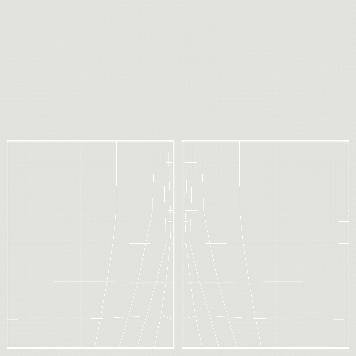 3D Empty White Paper Sheet model