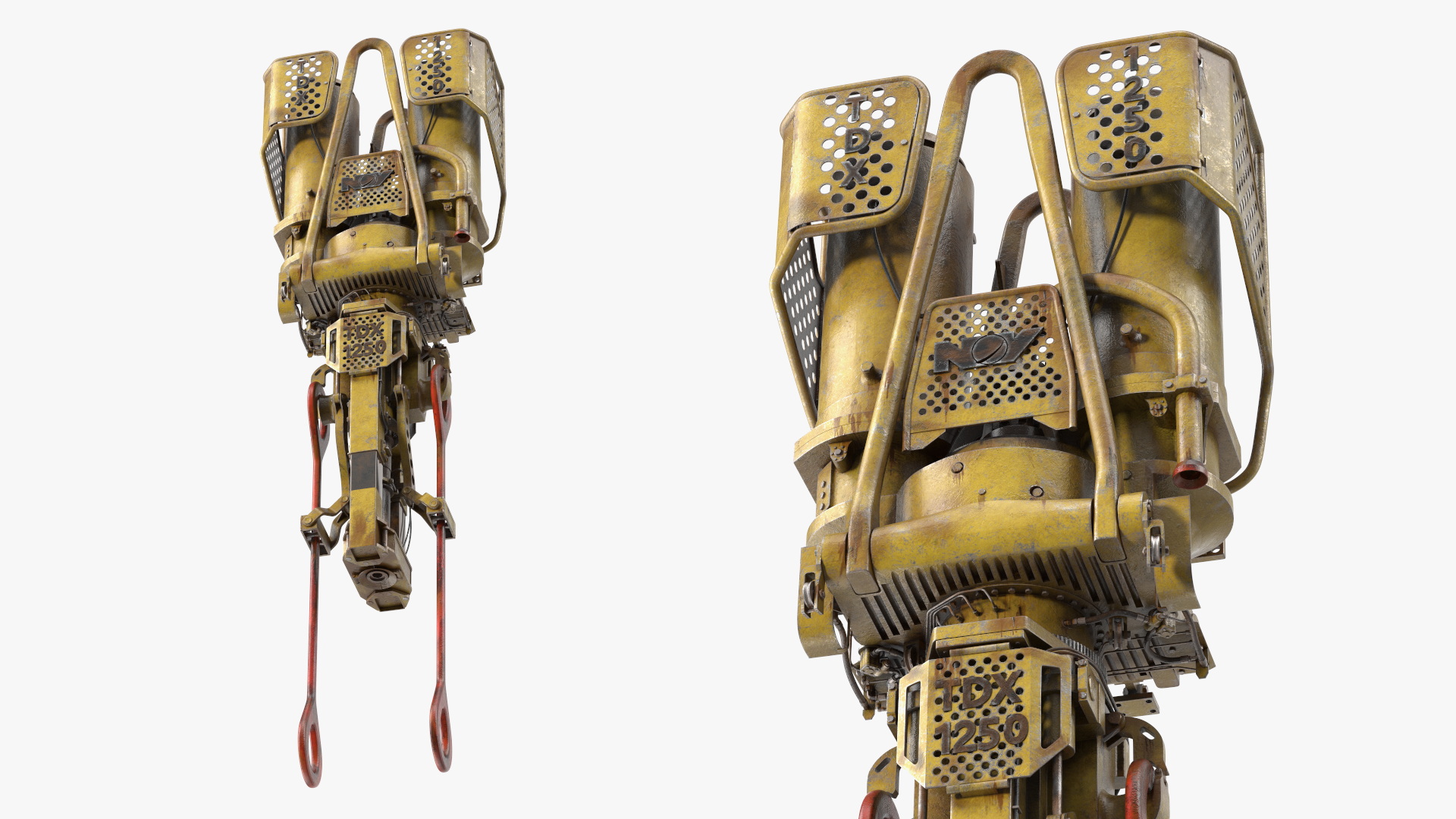 3D model National Oilwell Varco TDX 1250 Old