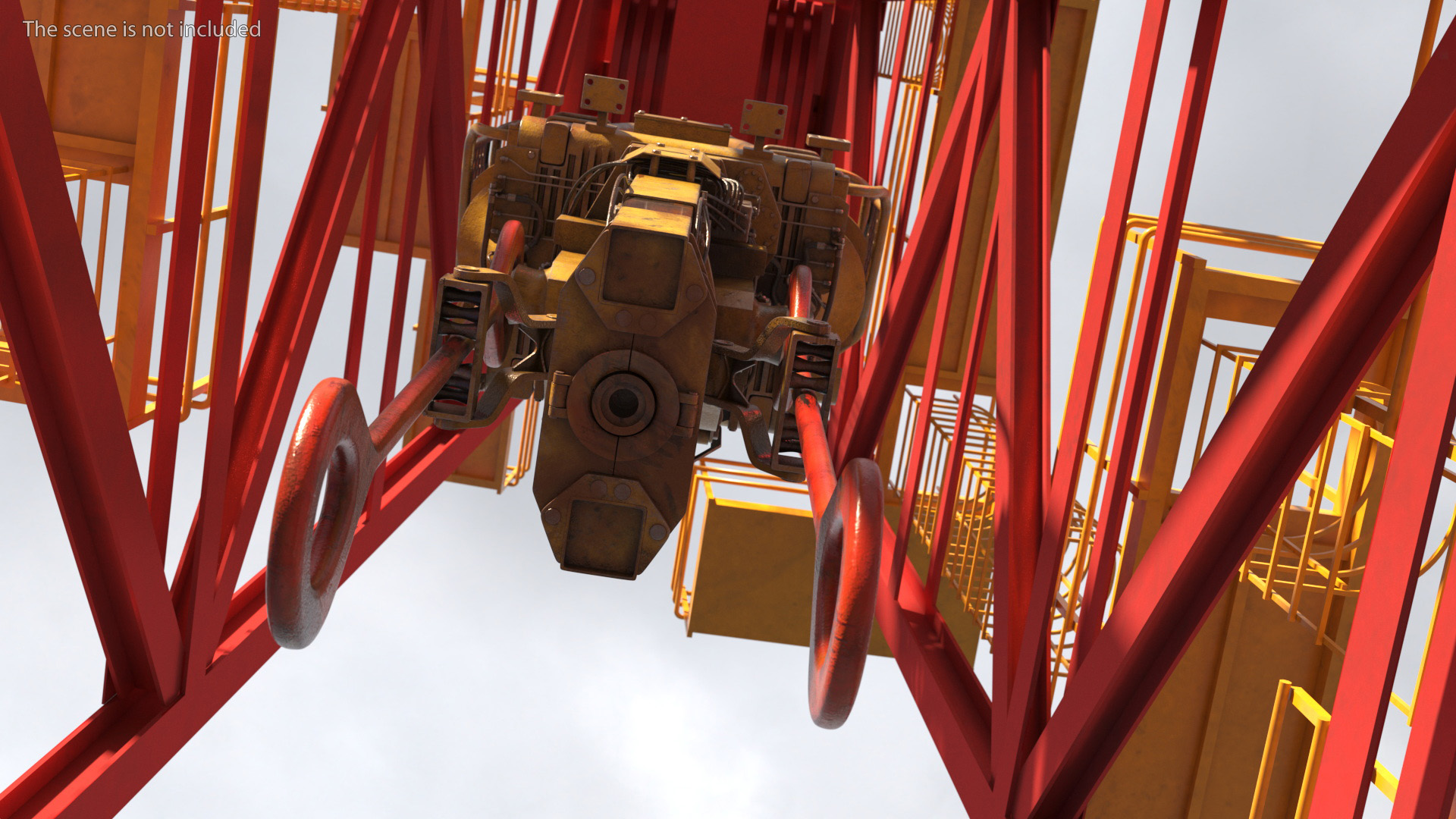 3D model National Oilwell Varco TDX 1250 Old