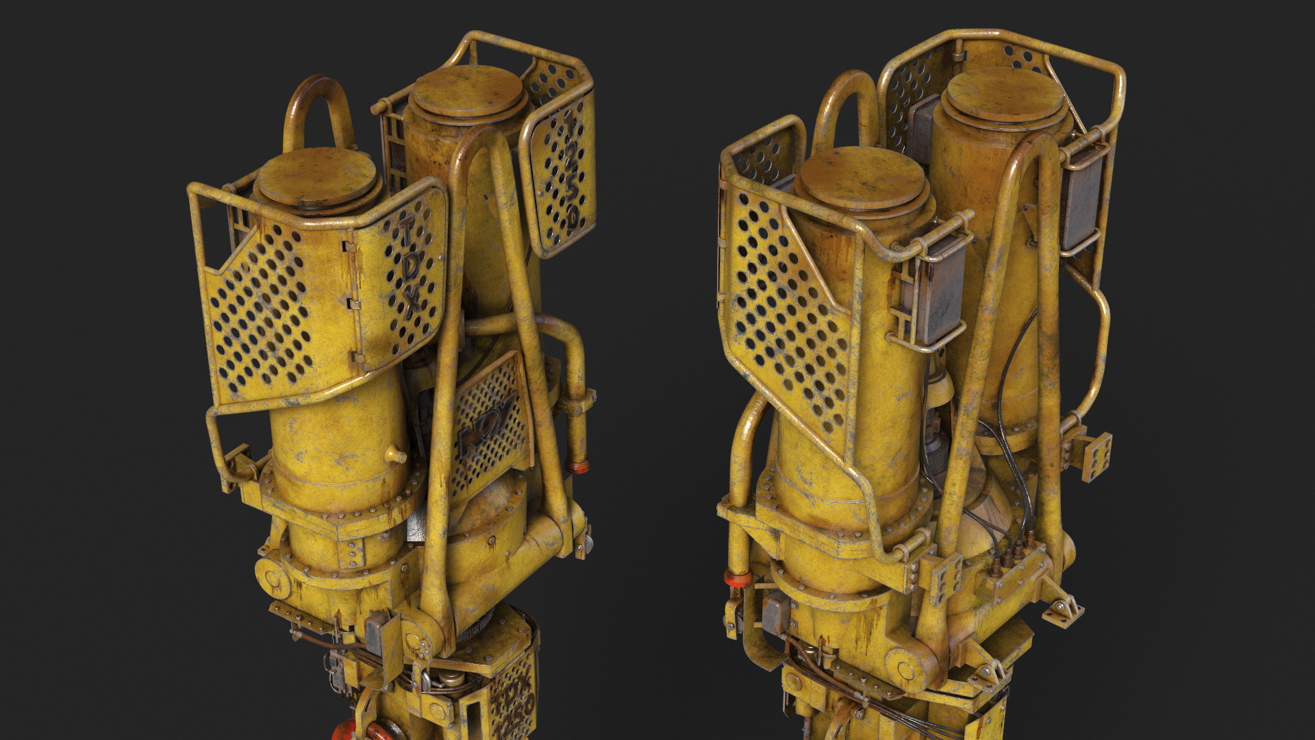 3D model National Oilwell Varco TDX 1250 Old