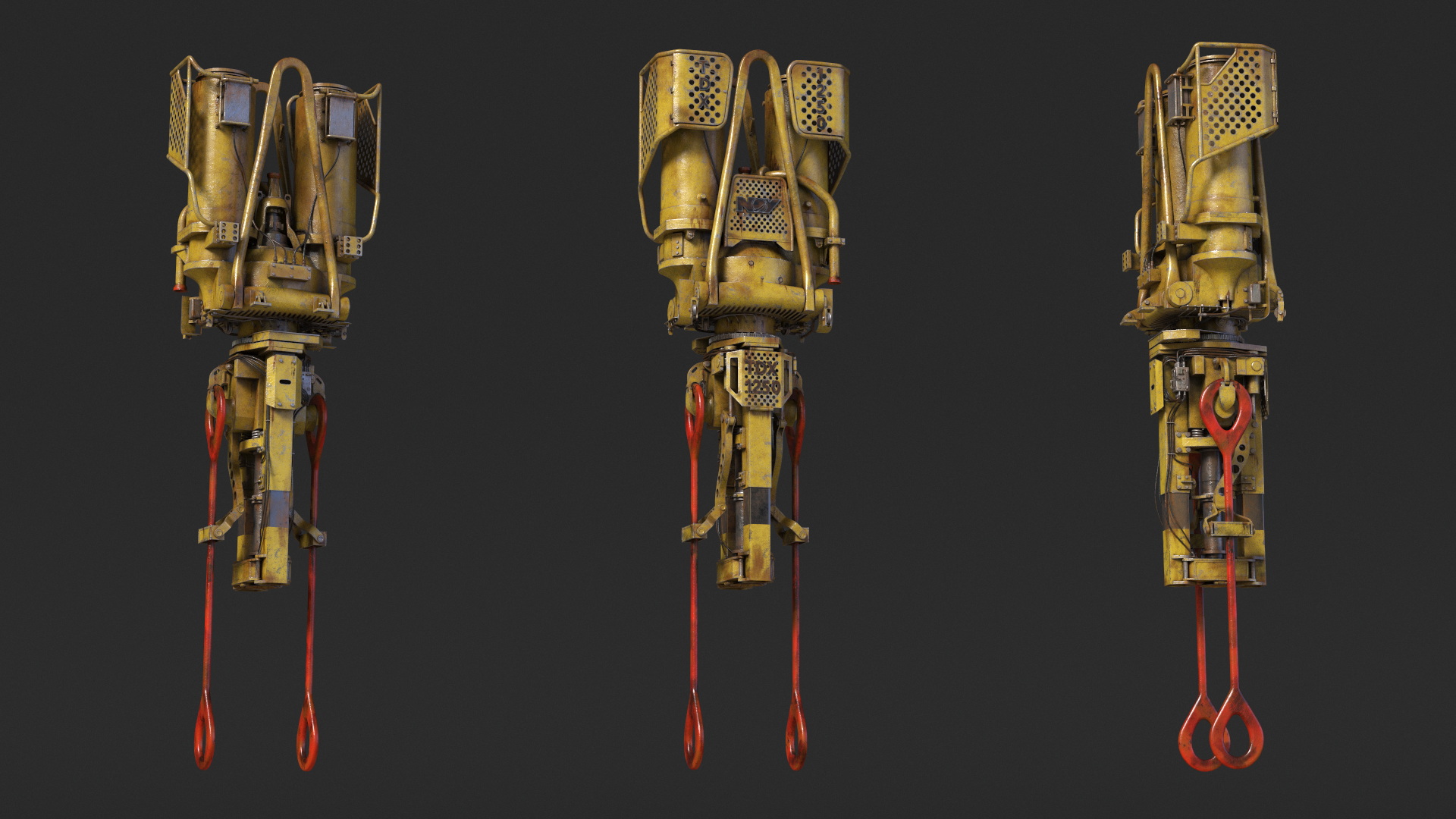 3D model National Oilwell Varco TDX 1250 Old