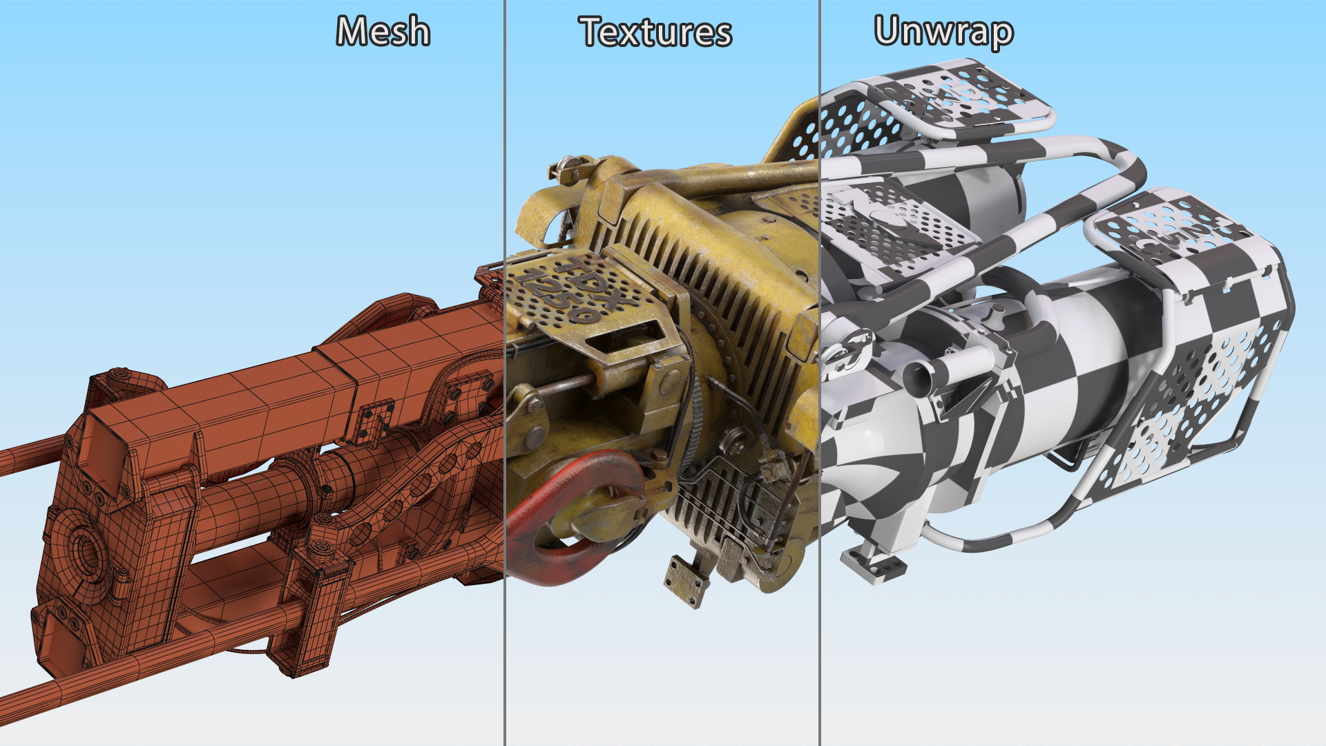 3D model National Oilwell Varco TDX 1250 Old