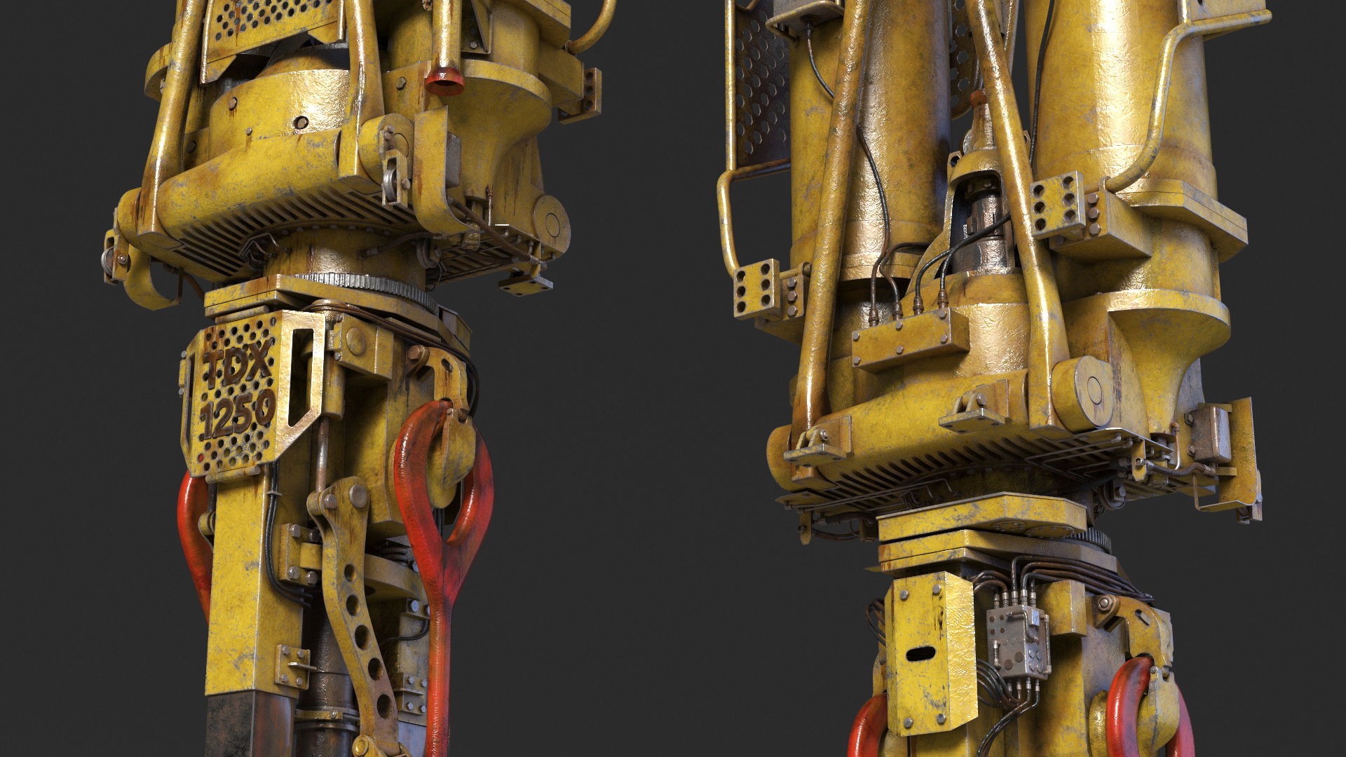 3D model National Oilwell Varco TDX 1250 Old
