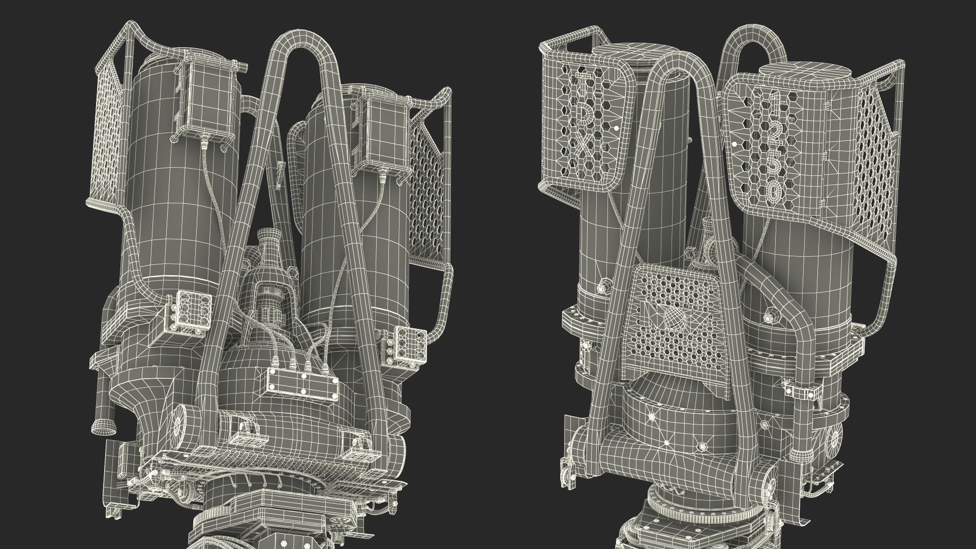 3D model National Oilwell Varco TDX 1250 Old