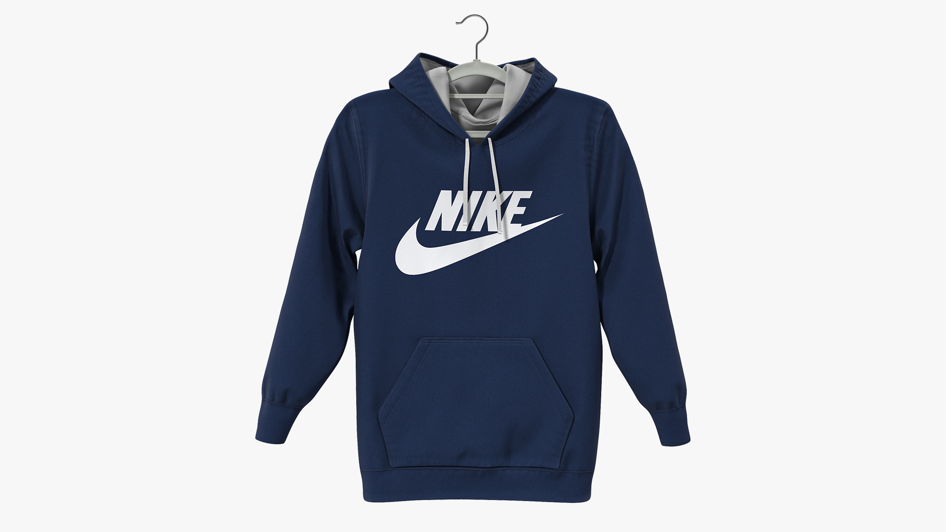 3D Nike Blue Hoodie