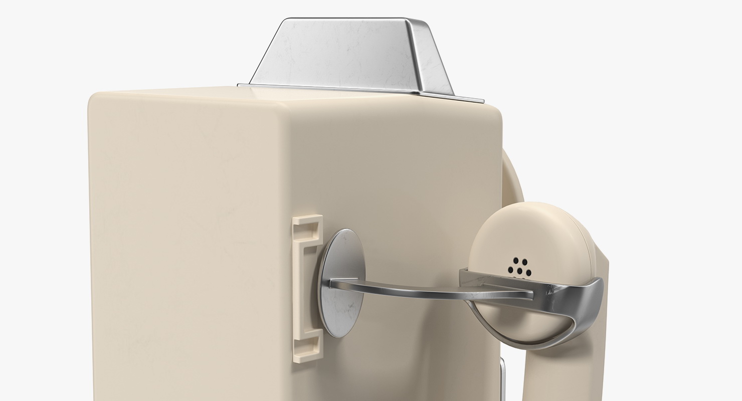 3D model Wild Wolf 1950 American Diner Phone