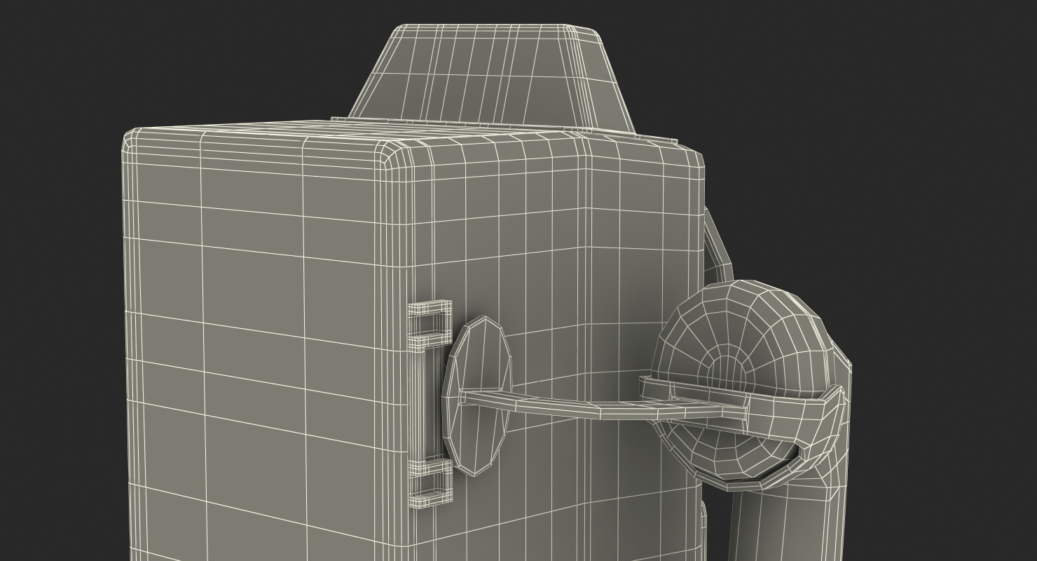 3D model Wild Wolf 1950 American Diner Phone