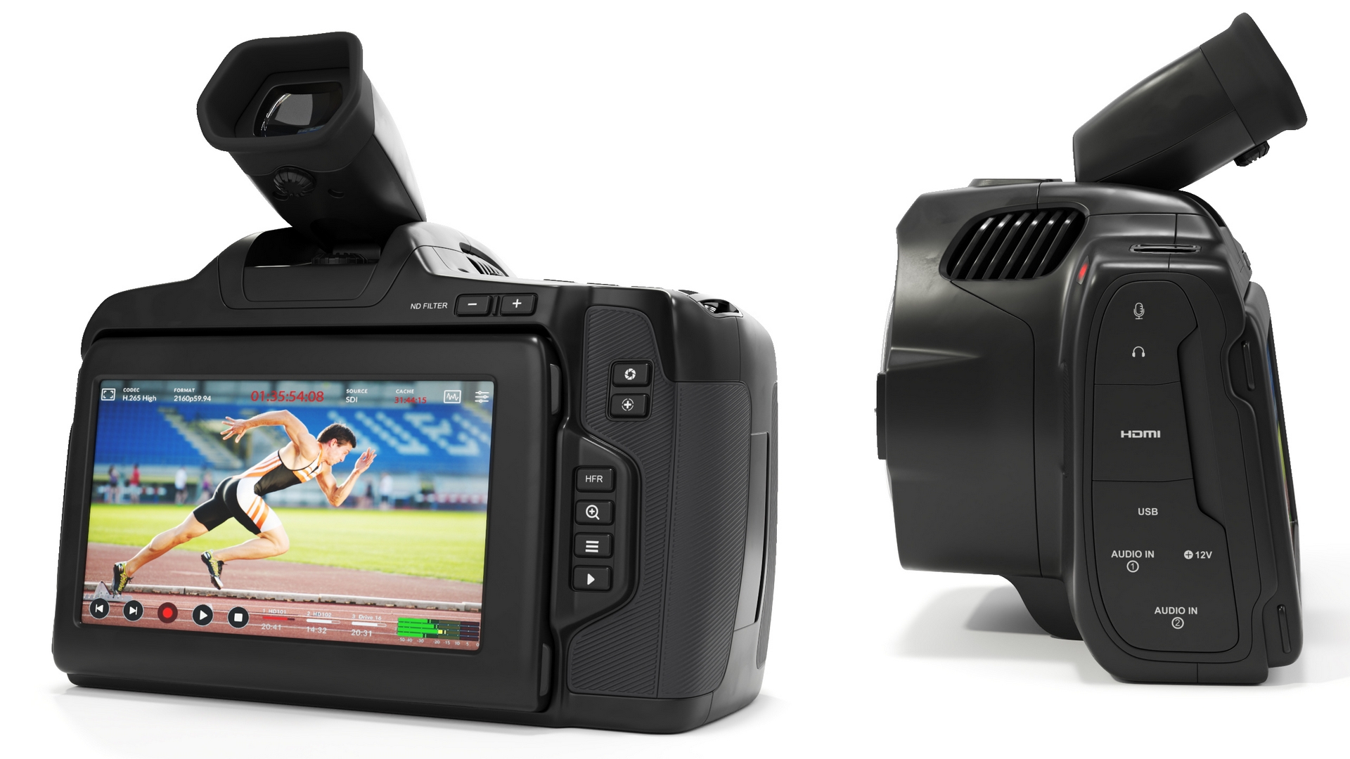 3D Professional Premium Camera Light On