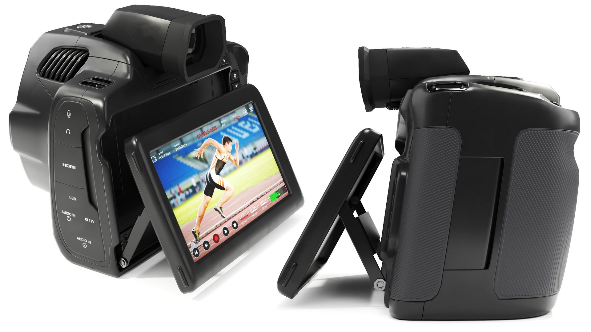 3D Professional Premium Camera Light On