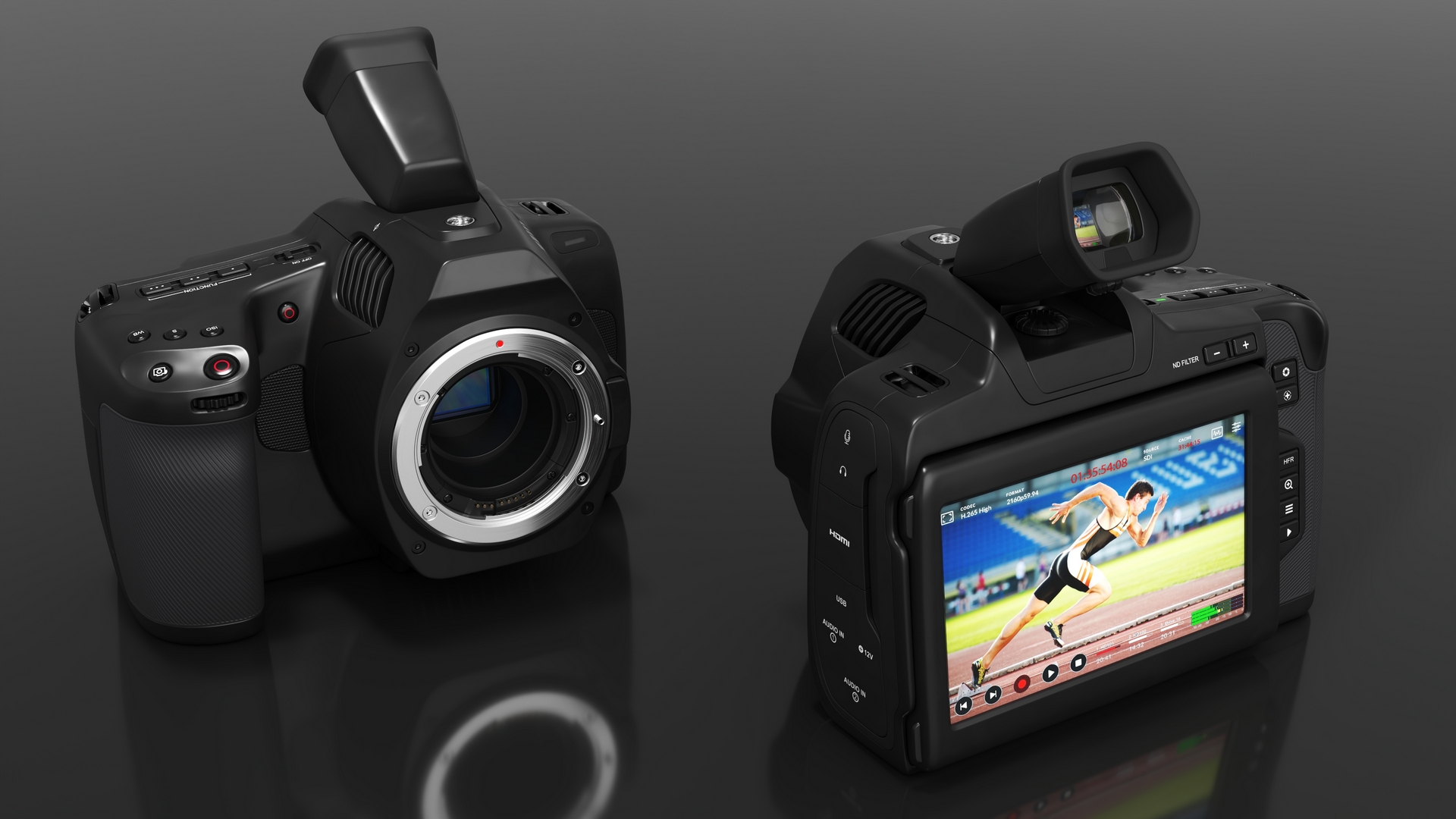 3D Professional Premium Camera Light On