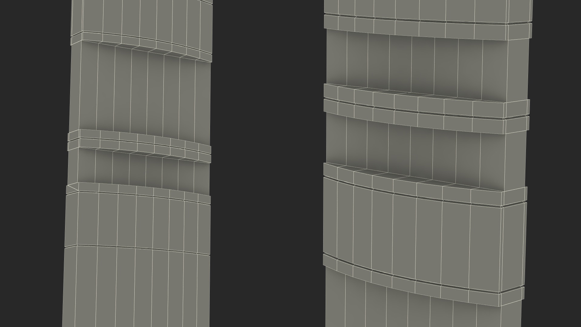 Gas Station Advertisement Column 3D