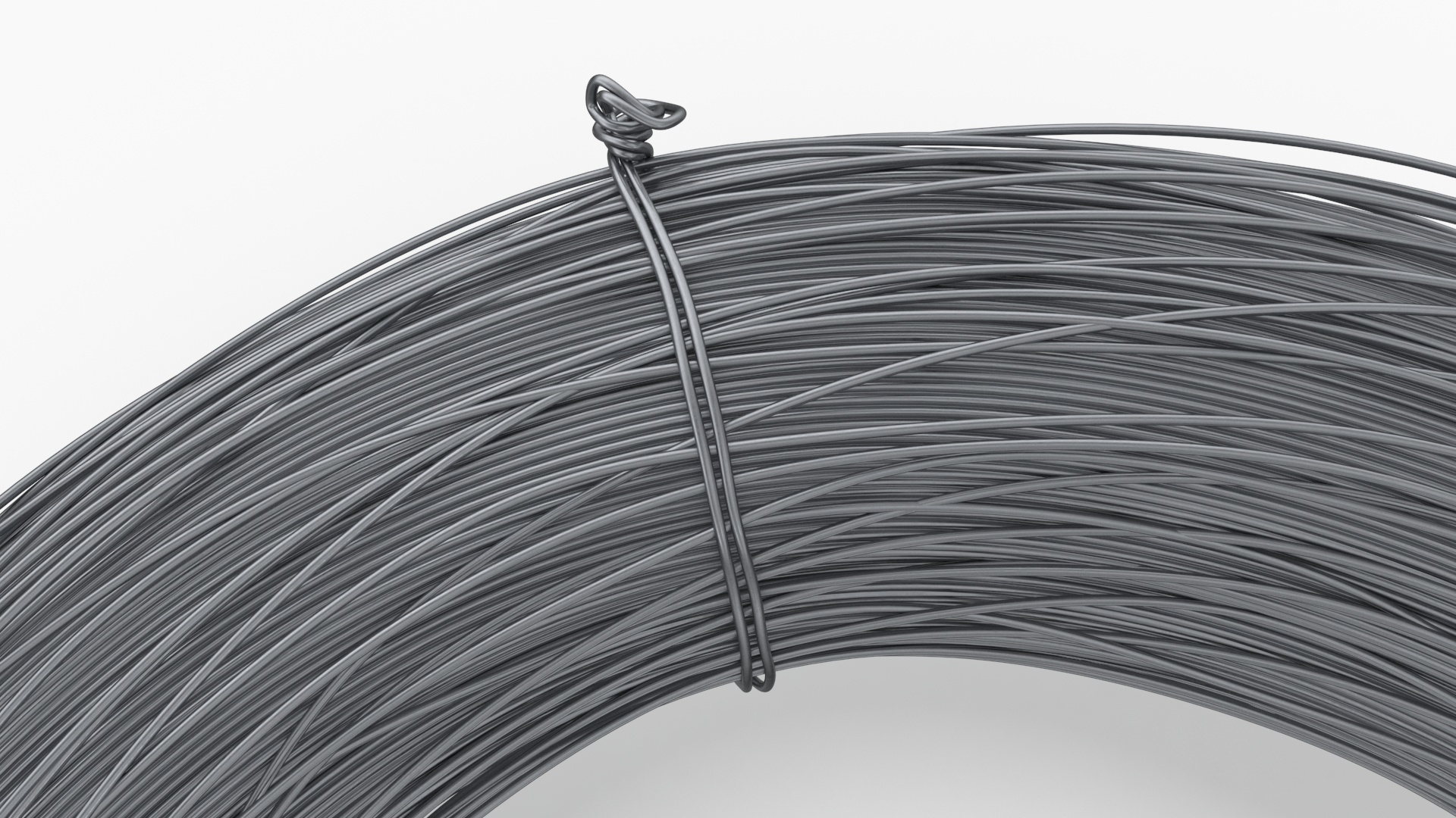 3D model Stainless Steel Wire Coil