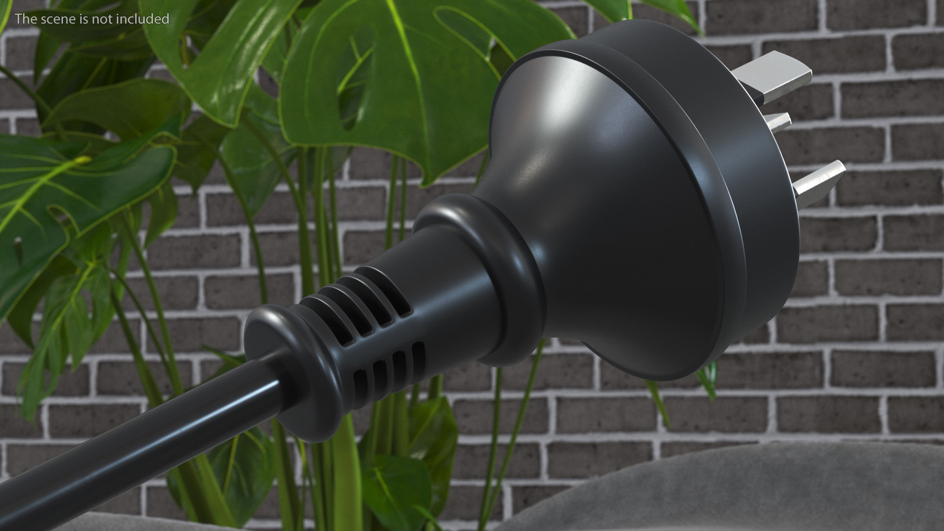 3D model Electric Plug China Type I Grounded
