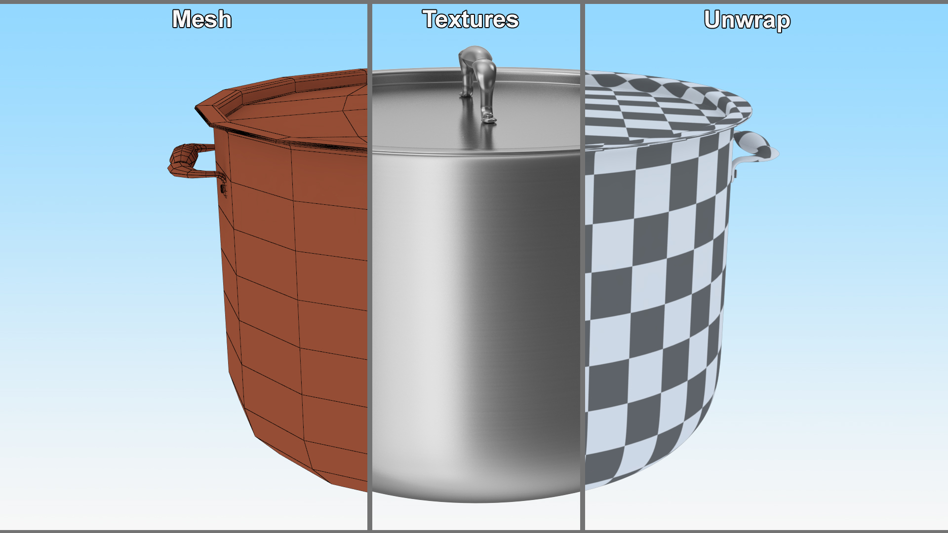Pot with Lid 3D