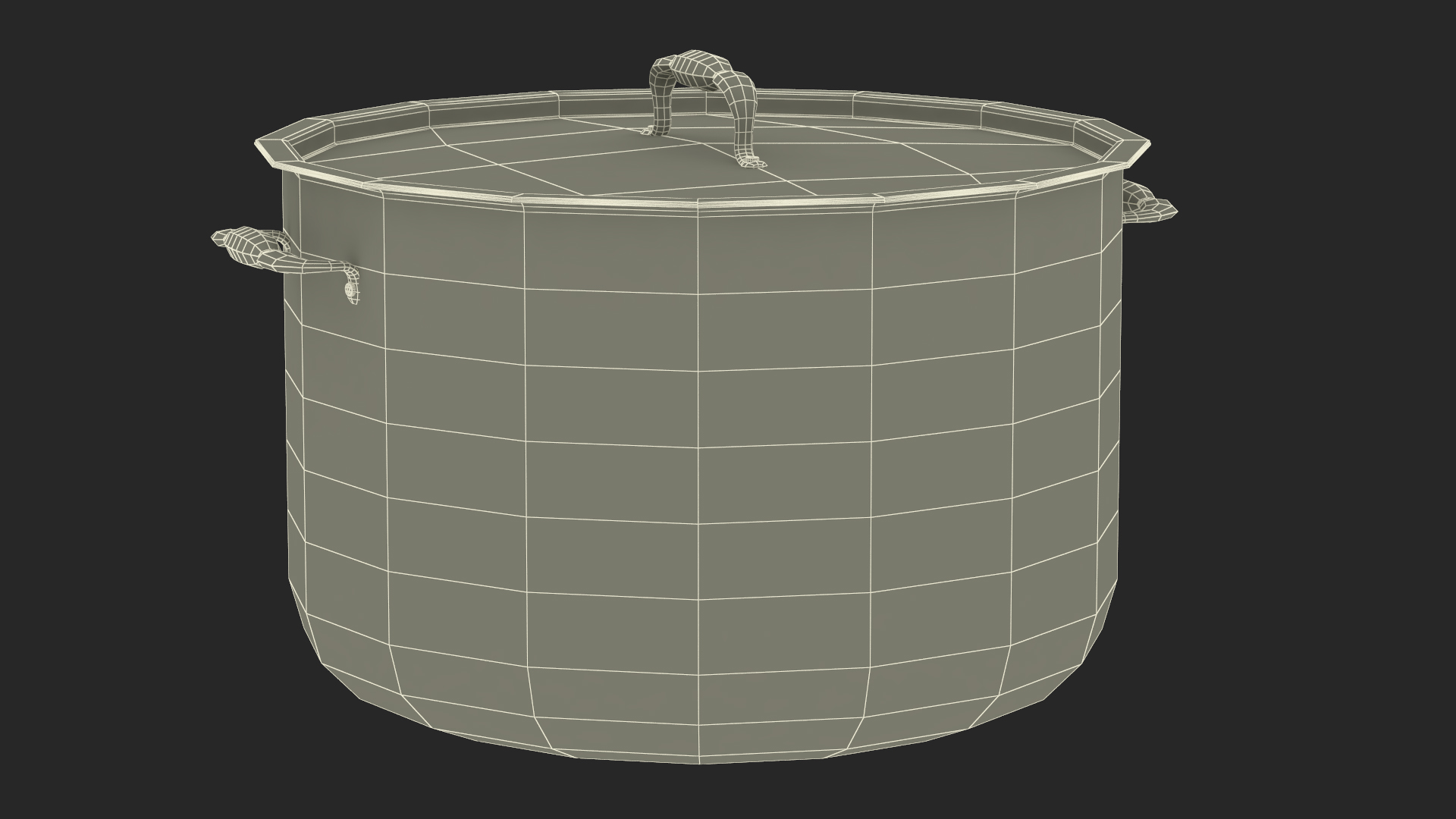 Pot with Lid 3D