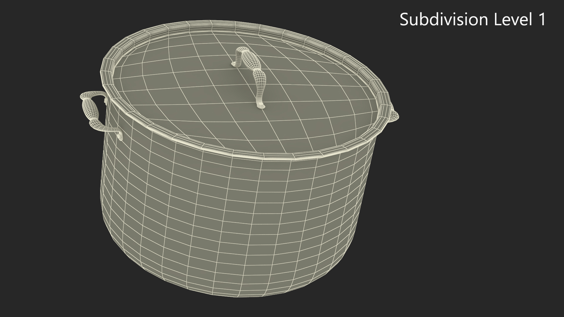 Pot with Lid 3D
