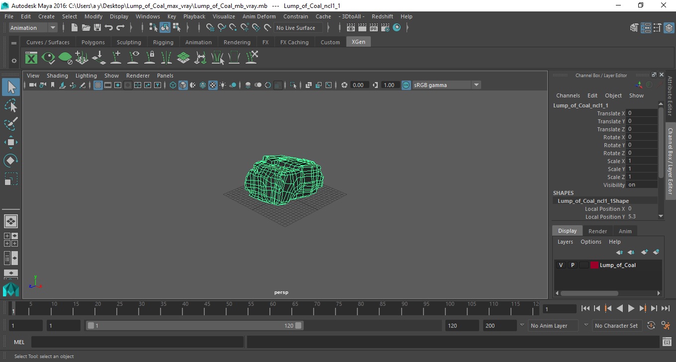 Lump of Coal 3D