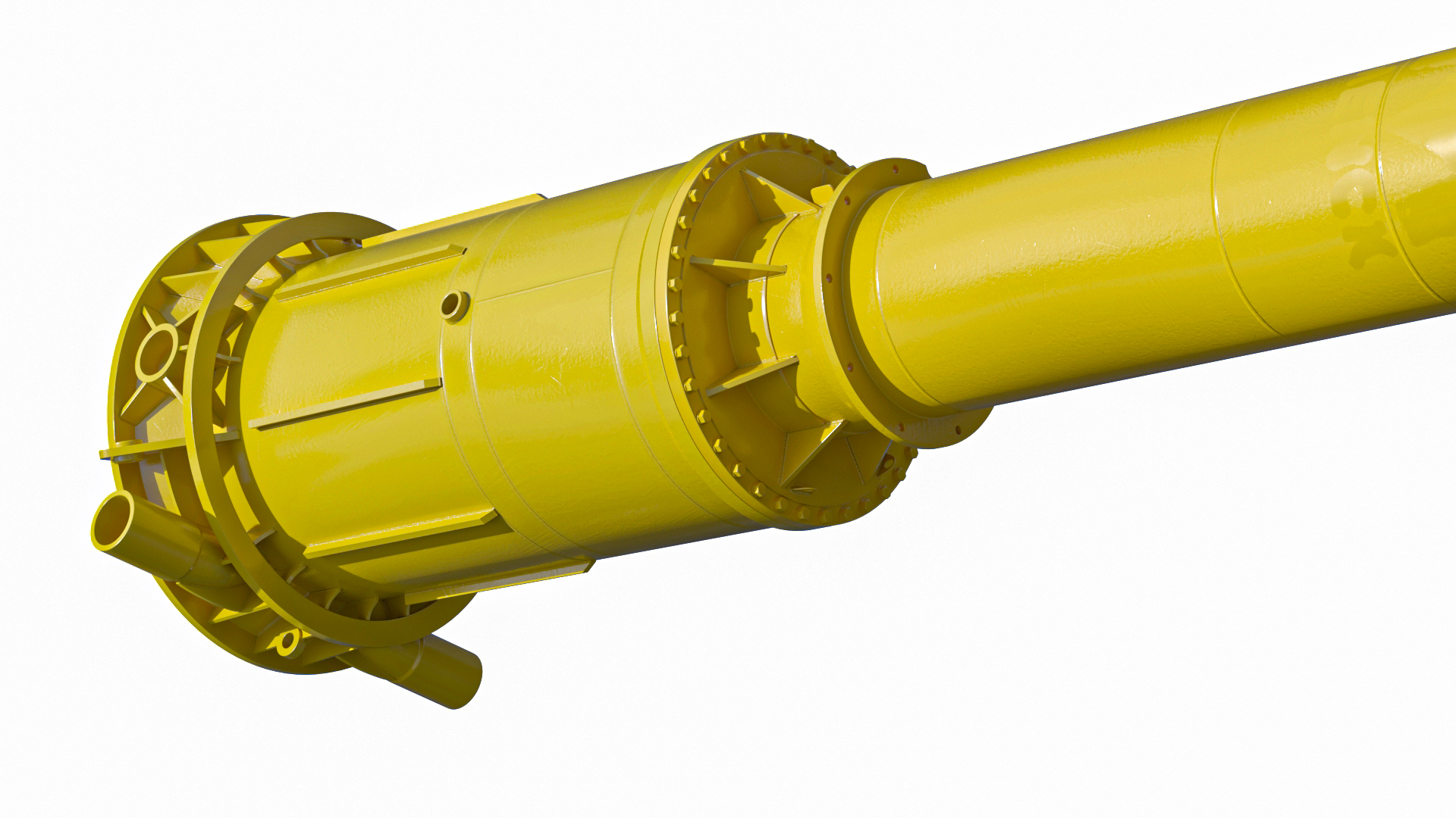3D Marine Hydraulic Pile Hammer model