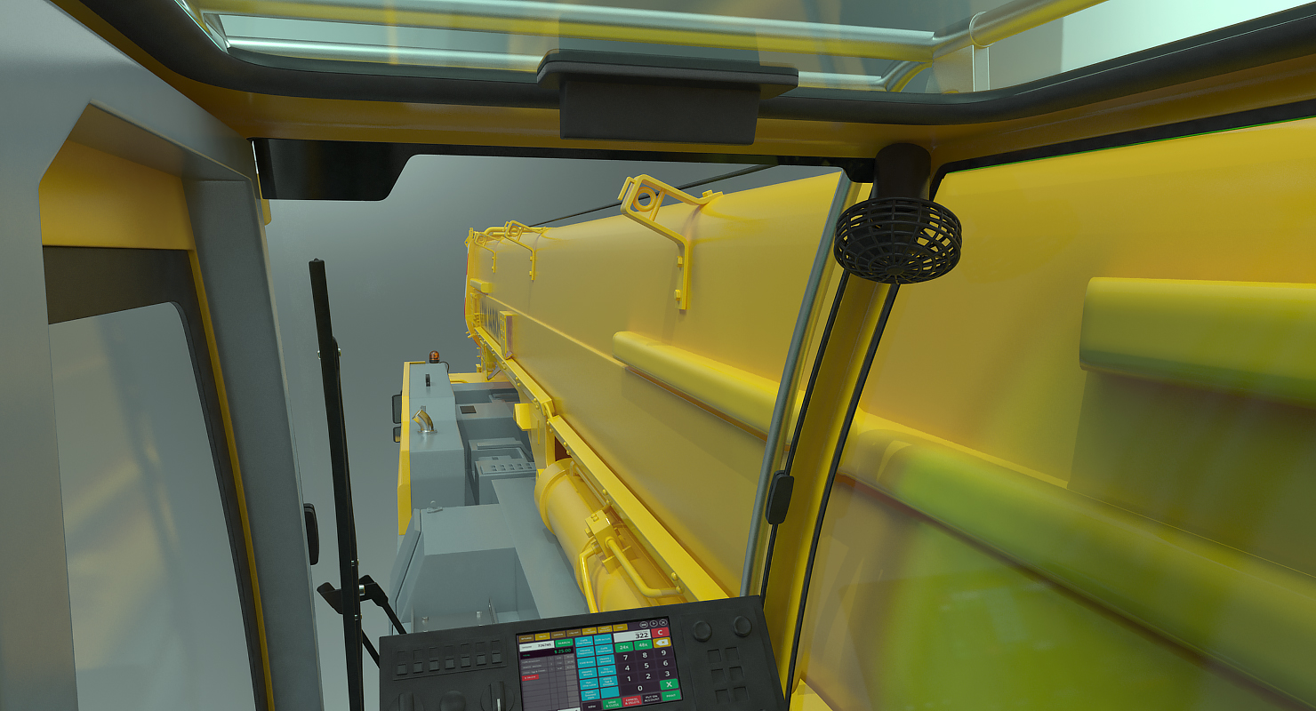 3D Liebherr LTM 1450 Mobile Crane Rigged for Maya