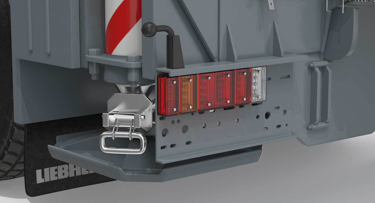 3D Liebherr LTM 1450 Mobile Crane Rigged for Maya