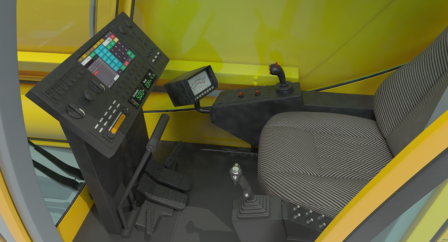 3D Liebherr LTM 1450 Mobile Crane Rigged for Maya