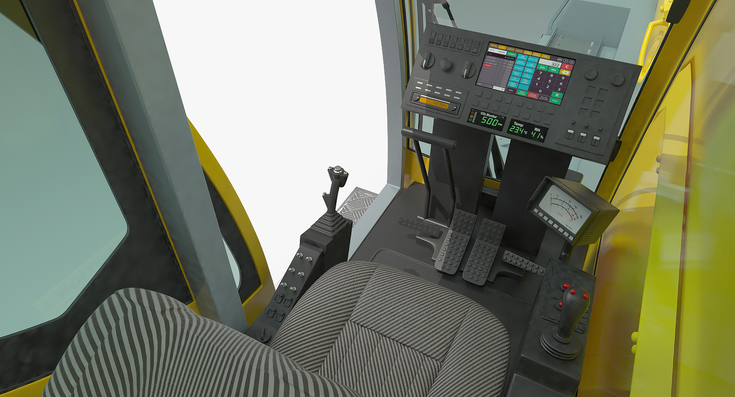 3D Liebherr LTM 1450 Mobile Crane Rigged for Maya