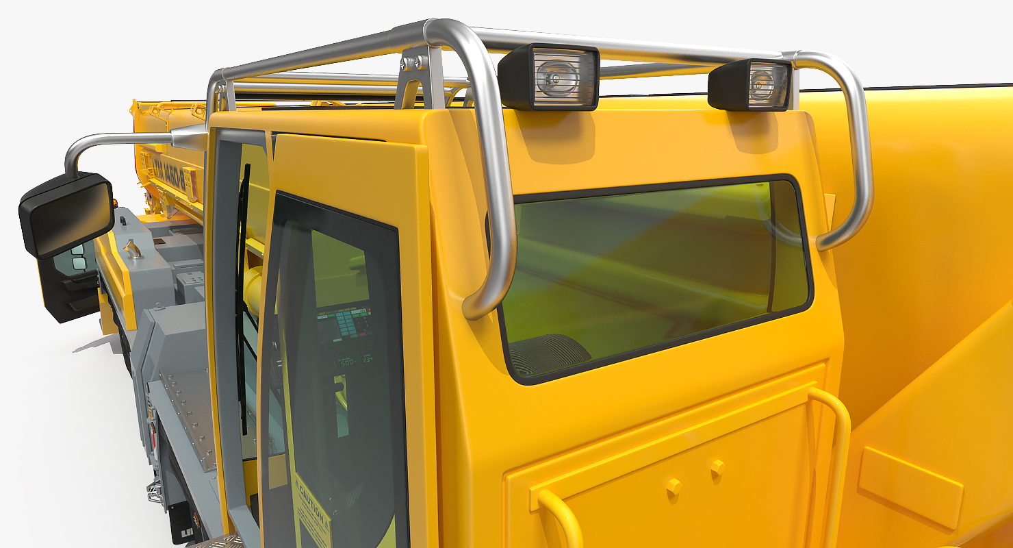 3D Liebherr LTM 1450 Mobile Crane Rigged for Maya