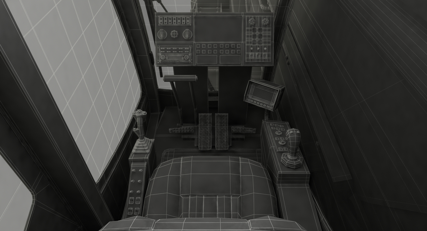3D Liebherr LTM 1450 Mobile Crane Rigged for Maya