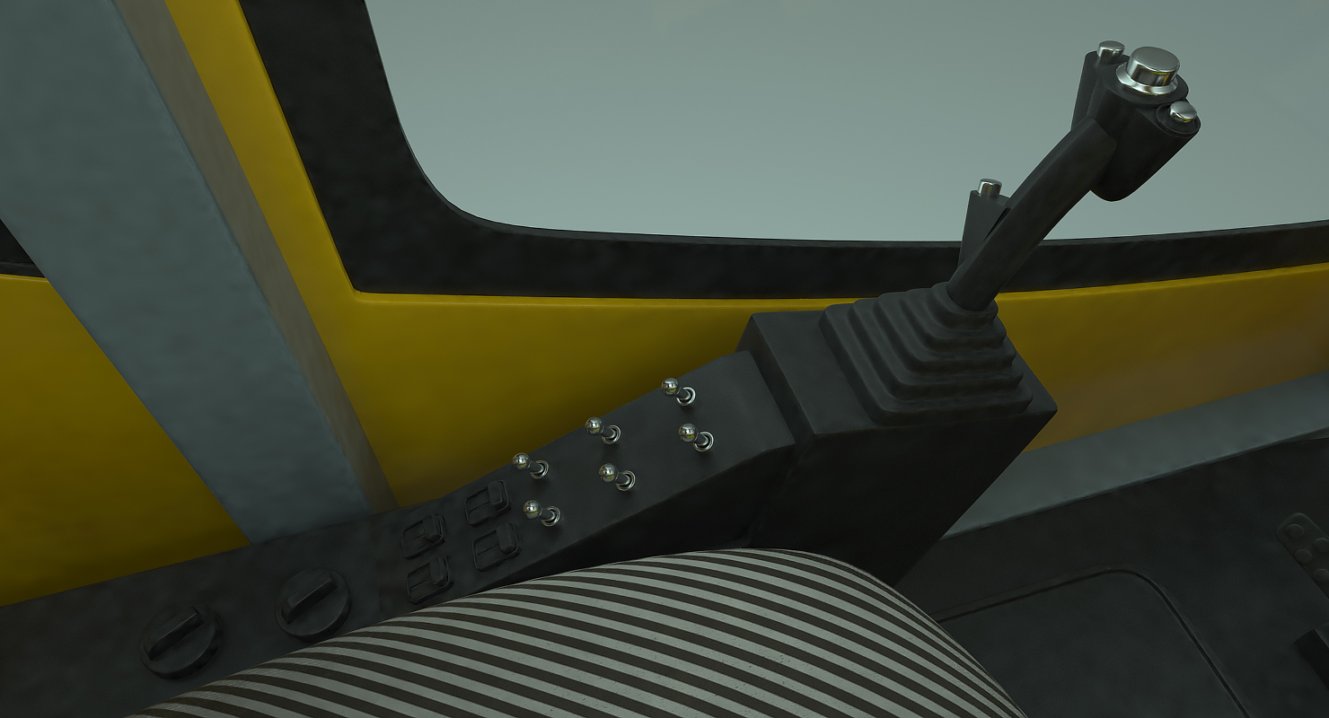 3D Liebherr LTM 1450 Mobile Crane Rigged for Maya