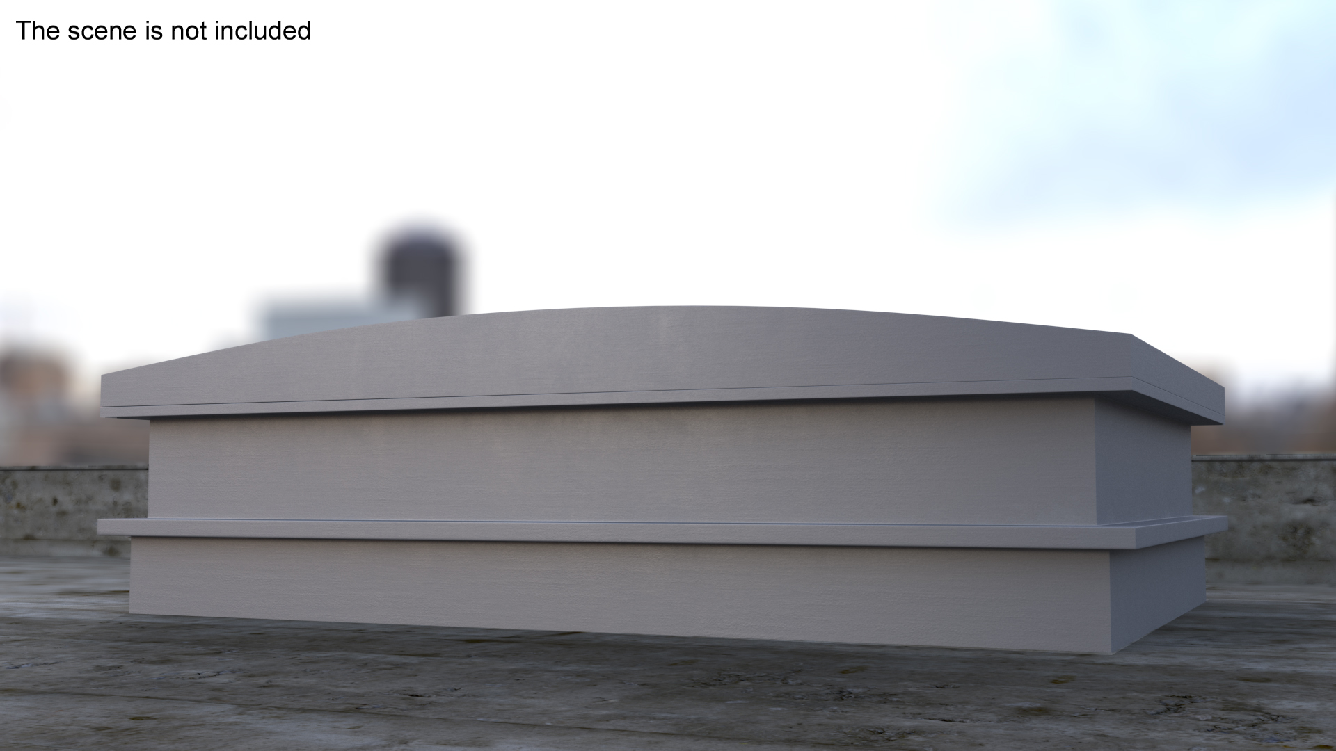 3D Flat Rooftop Skylight