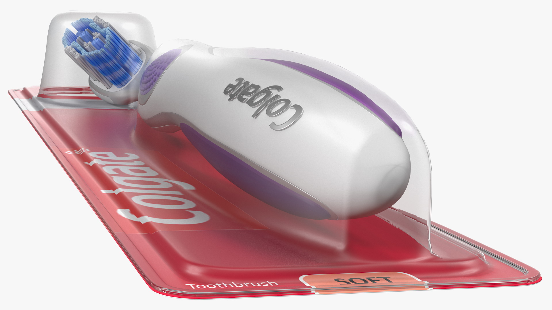 3D Colgate 360 Optic Toothbrush Blister Packaging