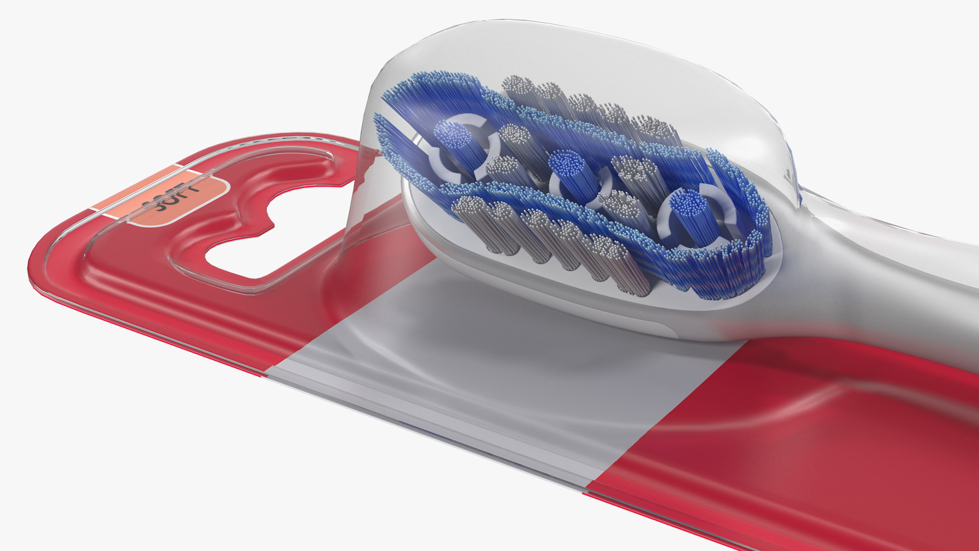 3D Colgate 360 Optic Toothbrush Blister Packaging