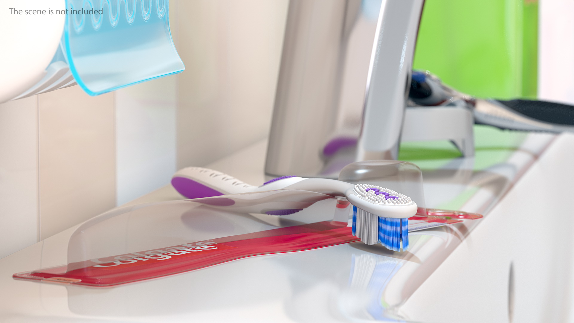 3D Colgate 360 Optic Toothbrush Blister Packaging