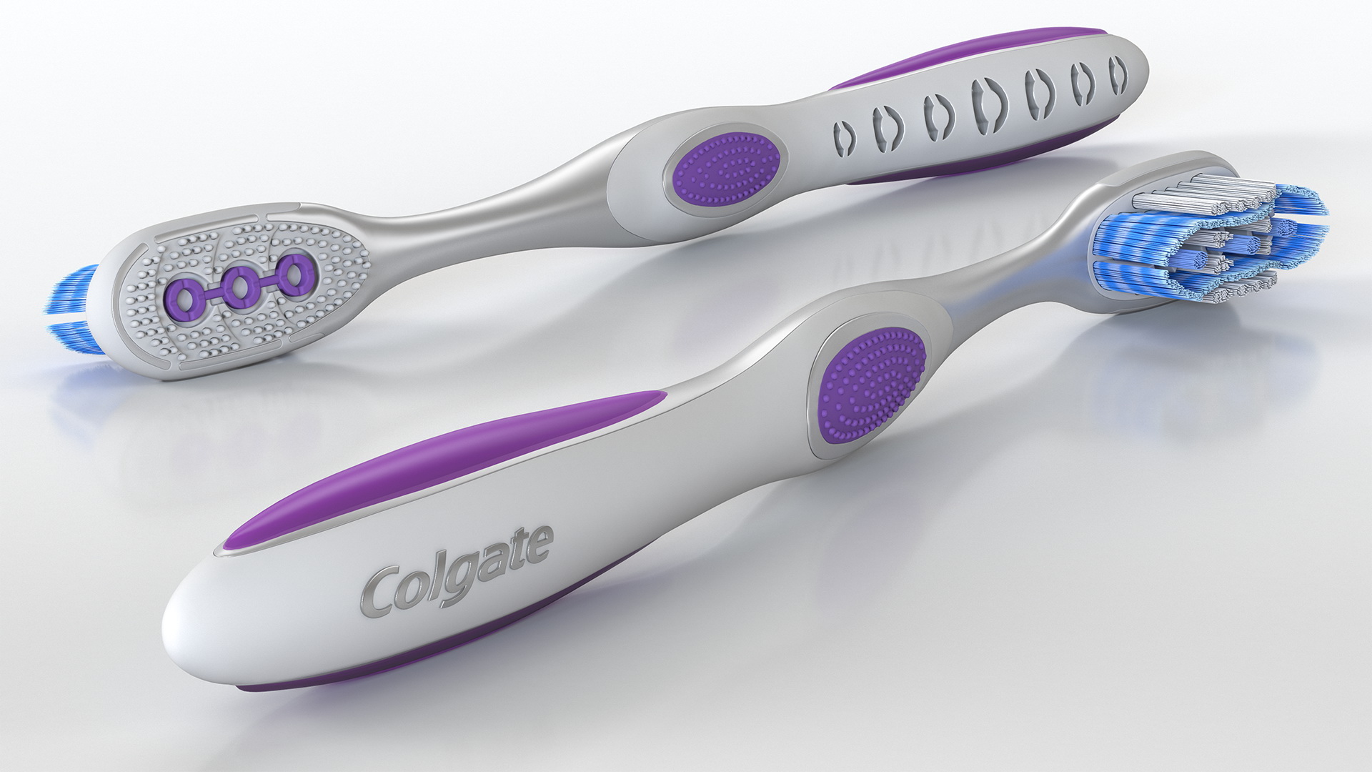 3D Colgate 360 Optic Toothbrush Blister Packaging