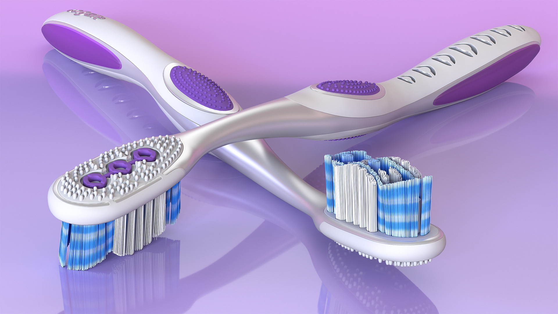 3D Colgate 360 Optic Toothbrush Blister Packaging