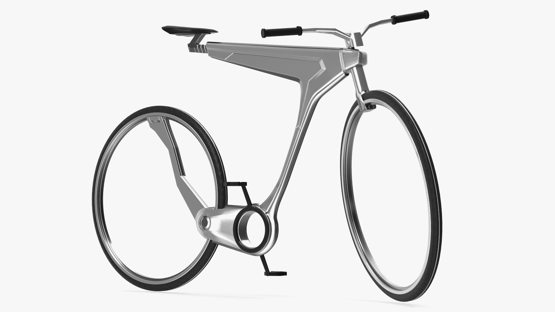 3D Futuristic Electric Bicycle Rigged for Maya model