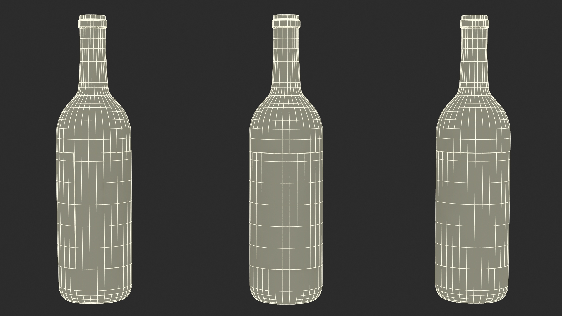 Ridge California Cabernet Bottle 3D